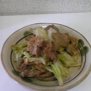 お弁当に！豚肉とキャベツの中華風生姜焼き♪